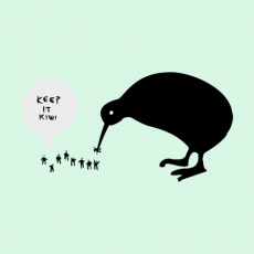 Potisk 239 - KEEP IT KIWI