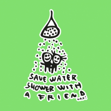Potisk 519 - SAVE WATER