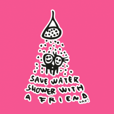 Potisk 519 - SAVE WATER