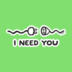 Potisk 581 - I NEED YOU