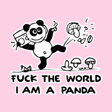 Potisk 1060 - I AM A PANDA