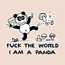 Potisk 1060 - I AM A PANDA