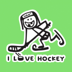 Potisk 1100 - I LOVE HOCKEY