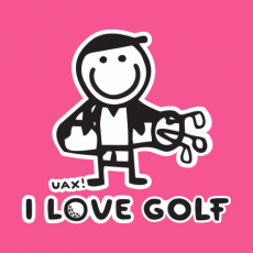 Potisk 1107 - I LOVE GOLF