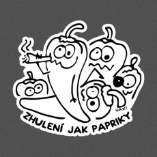 Potisk 1245 - ZHULENÍ JAK PAPRIKY