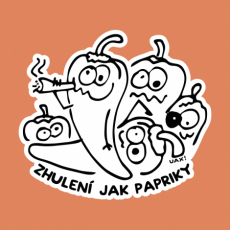 Potisk 1245 - ZHULENÍ JAK PAPRIKY