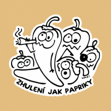 Potisk 1245 - ZHULENÍ JAK PAPRIKY