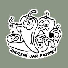 Potisk 1245 - ZHULENÍ JAK PAPRIKY