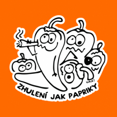 Potisk 1245 - ZHULENÍ JAK PAPRIKY
