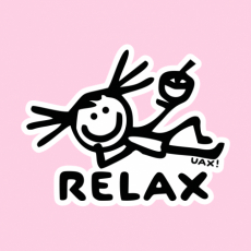 Potisk 1256 - RELAX GIRL