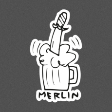 Potisk 5008 - Magickou mocí vládne Merlin, čaroděj krále Artuše