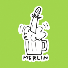 Potisk 5008 - Magickou mocí vládne Merlin, čaroděj krále Artuše