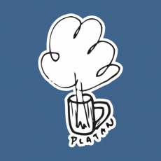 Potisk 5010 - Platan z panství Schwarzenbergů ve sklenici vzrůstá.