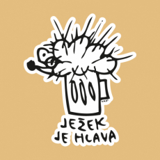 Potisk 5011 - Jihlavský ježek se v pivo mění.