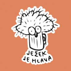 Potisk 5012 - Ježek je hlava