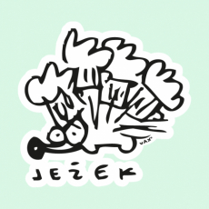 Potisk 5013 - Na bodlinách ježek pivo vám přináší