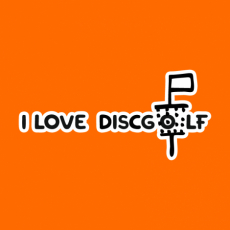 Potisk 5150 - I LOVE DISCGOLF