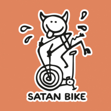 Potisk 5168 - SATAN BIKE