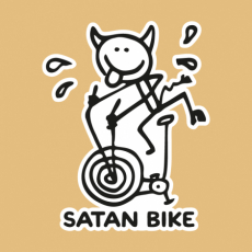 Potisk 5168 - SATAN BIKE