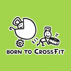 Potisk 5176 - BORN TO CROSSFIT