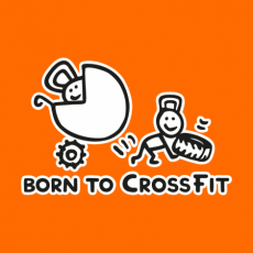 Potisk 5176 - BORN TO CROSSFIT
