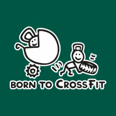 Potisk 5176 - BORN TO CROSSFIT