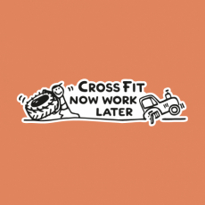 Potisk 5177 - CROSSFIT WORK NOW LEATER