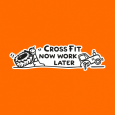 Potisk 5177 - CROSSFIT WORK NOW LEATER