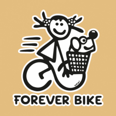 Potisk 5195 - FOREVER BIKE GIRL
