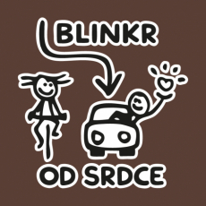 Potisk 5196 - BLINKR OD SRDCE