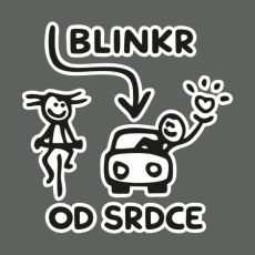 Potisk 5196 - BLINKR OD SRDCE