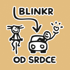 Potisk 5196 - BLINKR OD SRDCE
