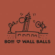 Potisk 5198 - BO!!! LOVE WALL BALLS