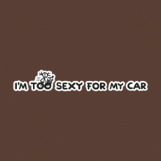 Potisk 5222 - TOO SEXY FOR MY CAR