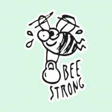 Potisk 5245 - BEE STRONG