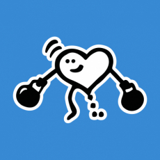 Potisk 5266 - SRDCE SINGLELEG KTB