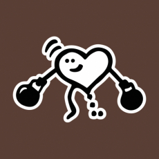 Potisk 5266 - SRDCE SINGLELEG KTB