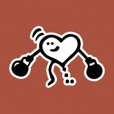 Potisk 5266 - SRDCE SINGLELEG KTB
