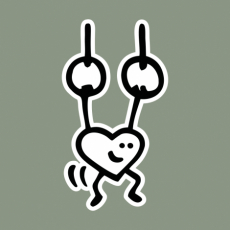 Potisk 5268 - SRDCE GYMNASTA