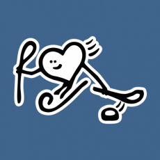 Potisk 5269 - SRDCE PARAHOKEJ