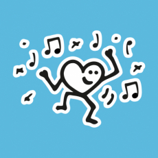 Potisk 5307 - SRDCE DANCE