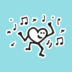 Potisk 5307 - SRDCE DANCE