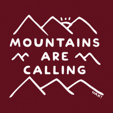Potisk 1204 - MOUNTAINS ARE CALLING