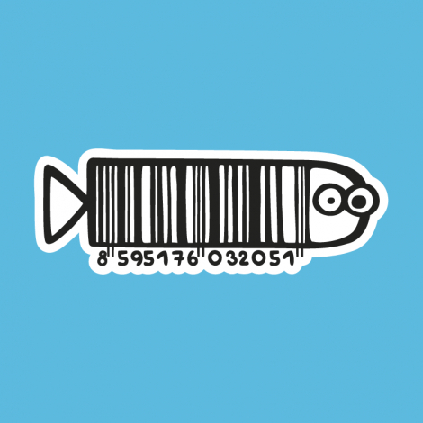 Potisk 71 - FISHBARCODE