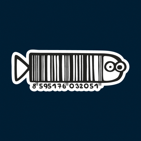 Potisk 71 - FISHBARCODE