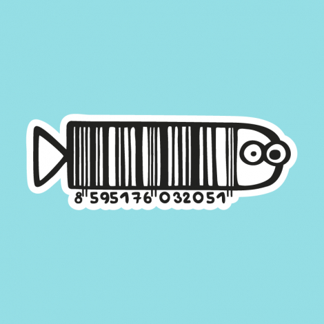 Design 71 - FISHBARCODE