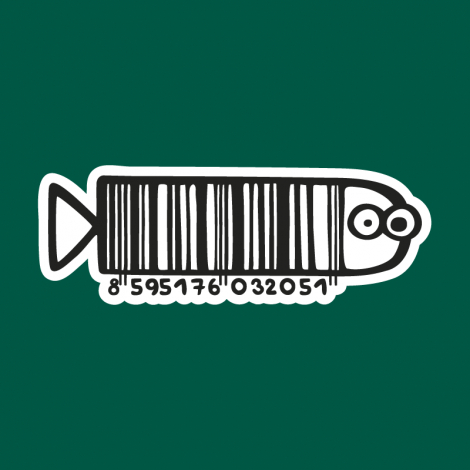 Potisk 71 - FISHBARCODE