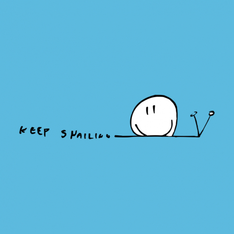 Potisk 249 - KEEP SNAILING