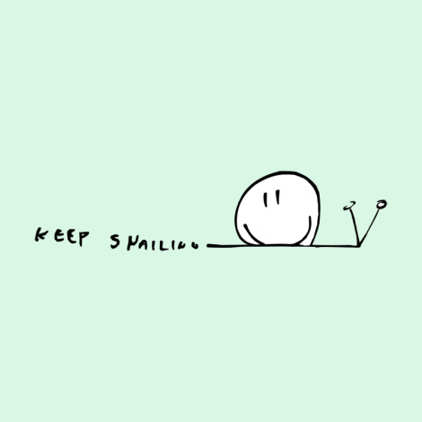 Potisk 249 - KEEP SNAILING