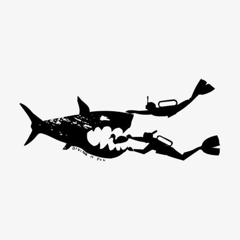 Potisk 252 - DIVING IS FUN